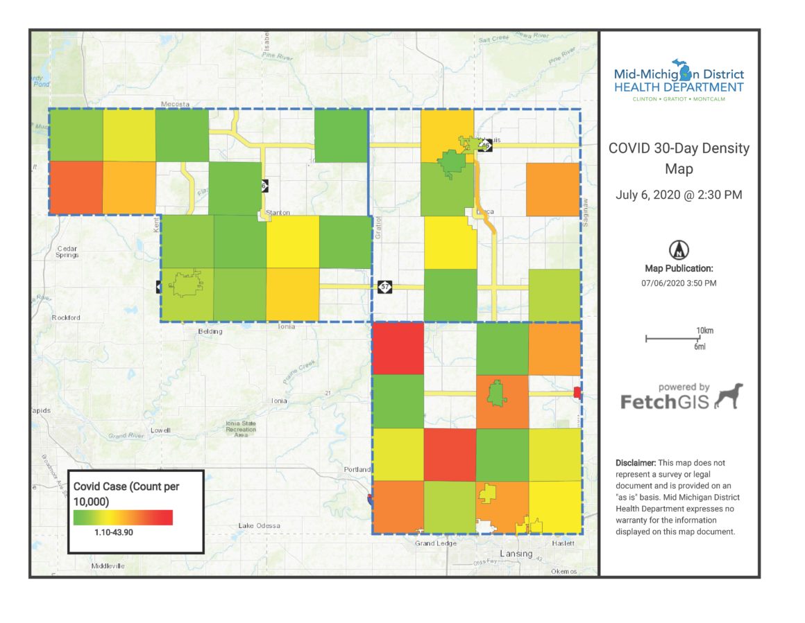 COVID 7.6.20 30 Day Density Map (002) | MMDHD District Health Department