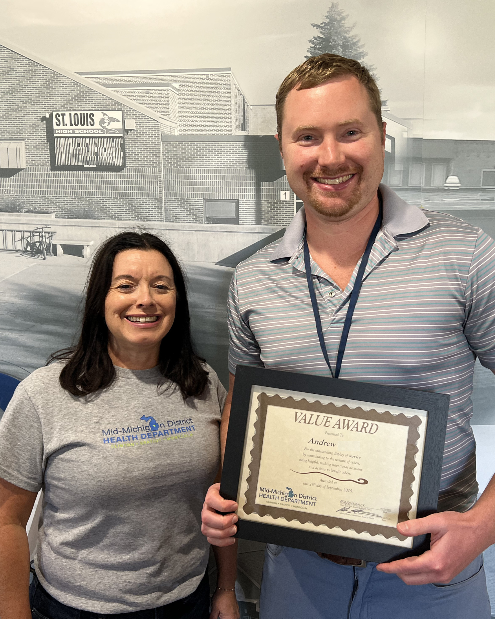 Service Award 2025 Andy